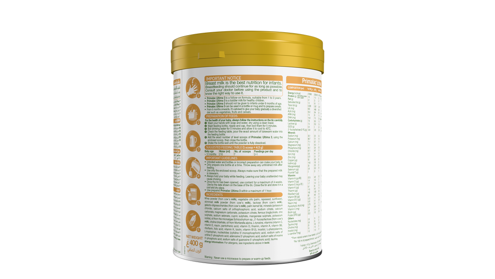 Primalac Ultima 3 (1 – 3 years)